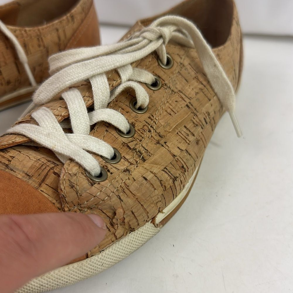 Kork-ease Silvia Brown Cork Leather Women's Sneakers - Picture 11 of 16